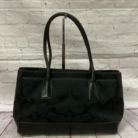 EUC Coach w/ COA Hamptons Medium Madeline Tote - Picture 3 of 12